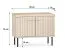 Banc étroit avec espace de rangement / Armoire à chaussures Petkula 16, Couleur : Beige clair, Poignées : Or mat, protection des bords ABS, Pieds : Noir, deux compartiments, assise rembourrée