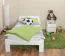 lit d'enfant / lit de jeunesse en bois de pin massif, laqué blanc A5, sommier à lattes inclus - Dimensions 90 x 200 cm