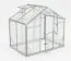 Serre - Verrière Grünkohl L3, verre trempé 4 mm, Surface au sol : 3,10 m² - Dimensions : 150 x 220 cm (l x L)