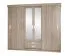 Armoire à portes coulissantes / armoire Kikori 13, couleur : chêne Sonoma - Dimensions : 210 x 210 x 62 cm (H x L x P)