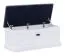 Coffre Rasina 31, couleur : blanc - Dimensions : 40 x 100 x 42 cm (h x l x p)