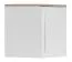 Rehausse pour armoire à portes battantes/ Penderie Burgos 02, Couleur : Chêne / Blanc - 45 x 40 x 38 cm (h x l x p)