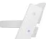 Chaise haute Matteo 16, Couleur : Blanc, massif partiel - dimensions : 81 x 45 x 51 cm (h x l x p)