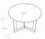 Table basse Granollers 01 | Noir marbre | 50 x 50 x 37 cm | Design moderne