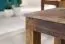 Impressionnante table de salle à manger, bois massif, Couleur : Manguier - Dimensions : 180 x 90 cm (l x p)