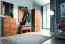 Miroir Lencois 04, Couleur : Naturel, Chêne massif - 79 x 71 x 4 (H x L x P)