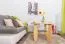 Table basse en pin massif naturel 005 | 60 x 110 x 75 cm | Design moderne | Rangement pratique