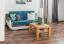Table basse Wooden Nature 420 | Bois massif de cœur de hêtre | 45 x 65 x 65 cm | Design moderne