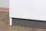 Chambre d'enfant - Armoire, Couleur: Blanc / Gris - 189 x 120 x 60 cm (H x L x P)