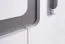 Chambre d'adolescents - Commode Oskar 08, couleur : anthracite / blanc - 84 x 85 x 40 cm (h x l x p)