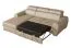Canapé de salon Sladenia 05 couleur sable avec fonction lit et coffre de rangement - 251 x 167 cm (l x p) - Angle : gauche