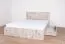 Lit double Kamatero 03, couleur : chêne- Surface de couchage : 160 x 200 cm (L x l)