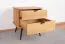 Table de chevet Rolleston 05 chêne massif huilé - Dimensions : 57 x 50 x 41 cm (H x L x P)
