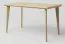 Table à manger en pin massif naturel Aurornis 71 | 140 x 80 cm | Design moderne | Fabrication soignée