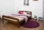 Lit pour enfant 140 x 200 cm | Bois massif: Pin | Laqué Noisette | incl. sommier à lattes Abbildung
