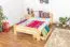 Lit pour enfant 120 x 200 cm | Bois massif: Pin | Laqué Naturel | incl. sommier à lattes Abbildung