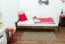 Lit pour enfant 90 x 200 cm | Bois massif: Pin | Laqué Noisette | incl. sommier à lattes Abbildung