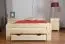 Cadre de lit pour enfants / Lit pour enfant 140 x 200 cm | Bois massif: Pin | Laqué Naturel | incl. sommier à lattes Abbildung