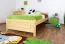 Cadre de lit pour enfants / Lit pour enfant 100 x 200 cm | Bois massif: Pin | Laqué Naturel Abbildung