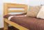 Cadre de lit pour enfants / Lit pour enfant 80 x 200 cm | Bois massif: Pin | Laqué Naturel Abbildung