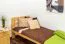 Cadre de lit pour enfants / Lit pour enfant 80 x 200 cm | Bois massif: Pin | Laqué Naturel Abbildung