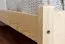 Cadre de lit pour enfants / Lit pour enfant 100 x 200 cm | Bois massif: Pin | Laqué Naturel Abbildung