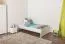 Cadre de lit pour enfants / Lit pour enfant 100 x 200 cm | Bois massif: Pin | Laqué Blanc Abbildung