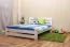 Lit pour enfant 140 x 200 cm | Bois massif: Pin | Laqué Blanc | incl. sommier à lattes Abbildung