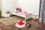 Lit pour enfant 90 x 200 cm | Bois massif: Pin | Laqué Blanc Abbildung
