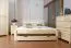 Bois massif Lit Pin 160 x 200 cm Naturel avec sommier à lattes Abbildung