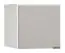 Élément pour armoire à une porte Pantanoso 12, couleur : blanc / gris - Dimensions : 45 x 47 x 57 cm (H x L x P)