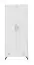 Chambre d'adolescents - Armoire à portes battantes / Armoire Tellin 01, couleur : blanc / blanc brillant - Dimensions : 190 x 80 x 50 cm (h x l x p)
