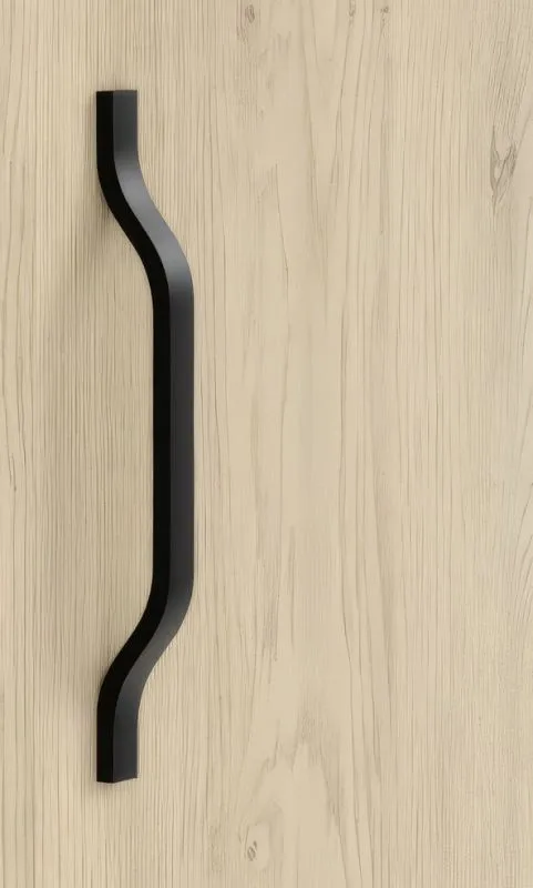 Poignées métalliques pour commode Edegem 08 / Couleur : Noir