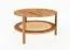 Table basse Wellsford 50 chêne sauvage massif huilé - Dimensions : 60 x 60 x 35 cm (l x p x h)