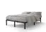 Cadre de lit simple série Vosges 03 - Surface de couchage : 140 x 200 cm (l x L)