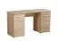Bureau avec beaucoup d'espace de rangement Arande 01, quatre tiroirs, Couleur : Chêne de Sonoma, une porte, chants ABS, deux compartiments, Dimensions : 75,5 x 135 x 50 cm, fonctionnel