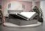 Grand lit boxspring au design moderne Pirin 70, Couleur : Beige - Surface de couchage : 180 x 200 cm (l x L)