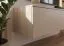 Meuble-paroi / Avec éclairage LED intégré / Couleur : Gris argile / Chêne Coast Evoke / Fonction push-to-open / 300 x 45 x 160 cm / Façade striée / Long meuble TV
