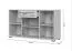 Buffet Neiafu 121 | 3 portes, 1 tiroir, Soft-Close | Finition cachemire | 85 x 150 x 46 cm