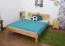 Lit futon en bois massif Wooden Nature 01 | Hêtre cœur huilé | 160 x 200 cm | Design moderne et chaleureux
