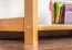 Étagère en bois de pin massif couleur aulne Junco 56C - 125 x 60 x 30 cm (h x l x p)
