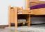 Table de nuit en pin massif couleur aulne Junco 132 - Dimensions : 45 x 34 x 29 cm (H x L x P)