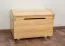 Coffre en bois de pin massif, naturel 004 - Dimensions 47 x 43 x 67 cm (H x L x P)