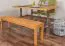 Table de salle à manger Wooden Nature 412 en coeur de hêtre massif huilé, plateau lisse - 140 x 90 cm (L x P)