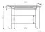 Bureau Banjaran 27, Couleur : Chêne de Sonoma - Dimensions : 75 x 205 x 175 cm (H x L x P)