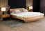 Lit double Cortinadal 03 chêne massif huilé - Couchage : 180 x 200 cm (l x L)
