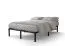 Cadre de lit simple série Vosges 04 - Surface de couchage : 160 x 200 cm (l x L)