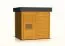 Cabane de sauna Tihama 40 mm, couleur : Chêne / Anthracite - Dimensions extérieures (l x p) : 254 x 204 cm
