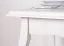 Table basse Bignona 21, Couleur : Blanc pin - 76 x 76 x 55 cm (L x P x H)