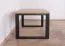 Table basse "Prizren" 02, Chêne artisan / Noir mat, 105 x 60 x 50 cm, convient comme table d'appoint pour le salon, la chambre à coucher, la chambre d'enfants, la chambre d'adolescents